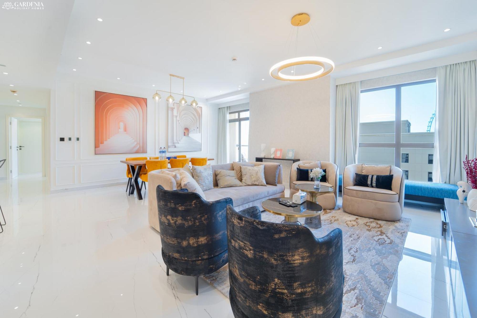 Jbr Amwaj 4 , Upgraded Sea And Ain Dubai Views, 2M Walk To Beach By Gardenia Suitse Exterior photo