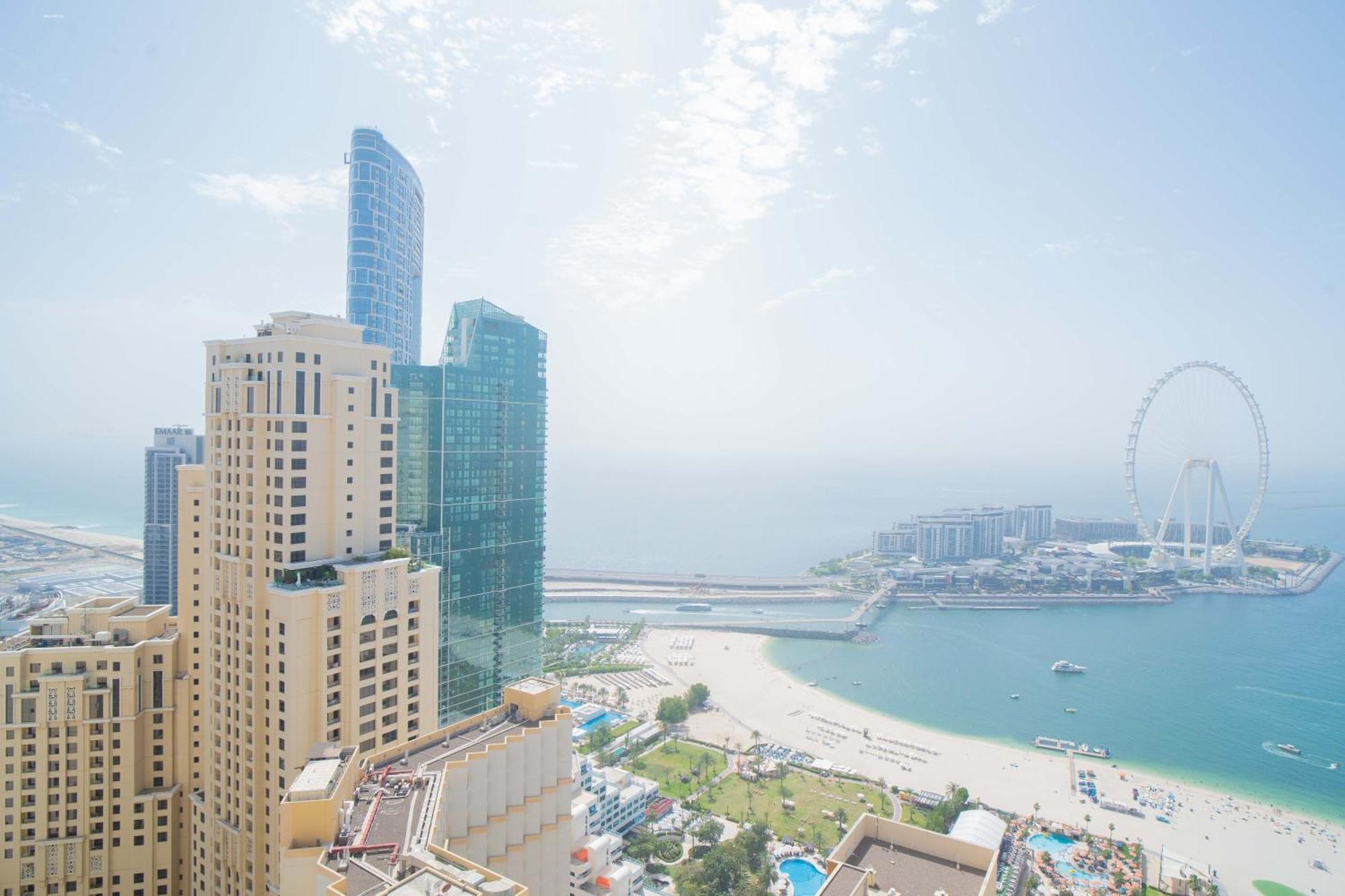 Jbr Amwaj 4 , Upgraded Sea And Ain Dubai Views, 2M Walk To Beach By Gardenia Suitse Exterior photo